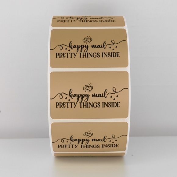 Happy Mail Stickers | Pretty Things Inside Labels | Cute Packaging stickers - Picture 11 of 11